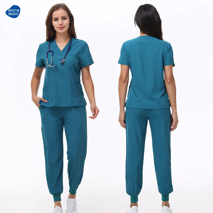 Cralom Women's Nurse Scrubs Set - Comfortable Medical Uniforms