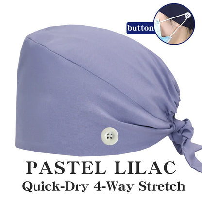 Cralom Summer Medical Caps for Beauty Salon, Spa & Clinic - Soft Surgical Hats