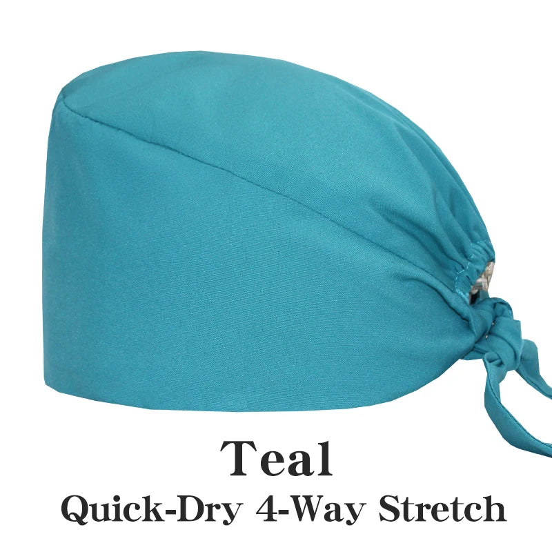 Cralom Summer Medical Caps for Beauty Salon, Spa & Clinic - Soft Surgical Hats