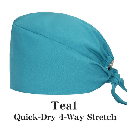 Cralom Summer Medical Caps for Beauty Salon, Spa & Clinic - Soft Surgical Hats