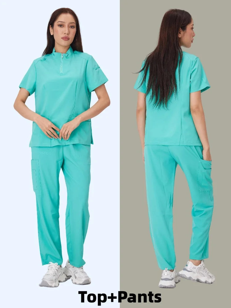 Cralom Medical Scrubs Set - Professional Nursing Uniforms for Men & Women