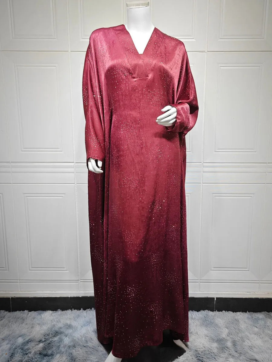 Beaded Abaya Dress - Elegant Eid Fashion - Cralom x Cralom