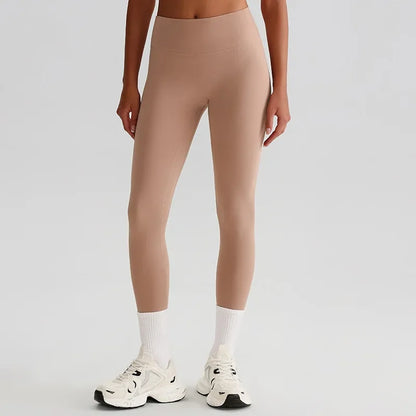 Cralom Seamless High Waist Yoga Pants for Running Outdoor Workout