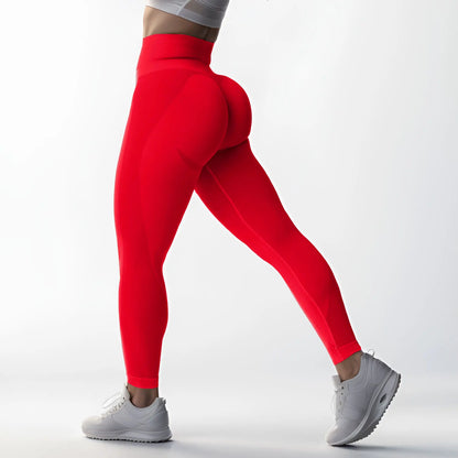 Cralom High Waist Seamless Yoga Leggings - Active Fitness Tights