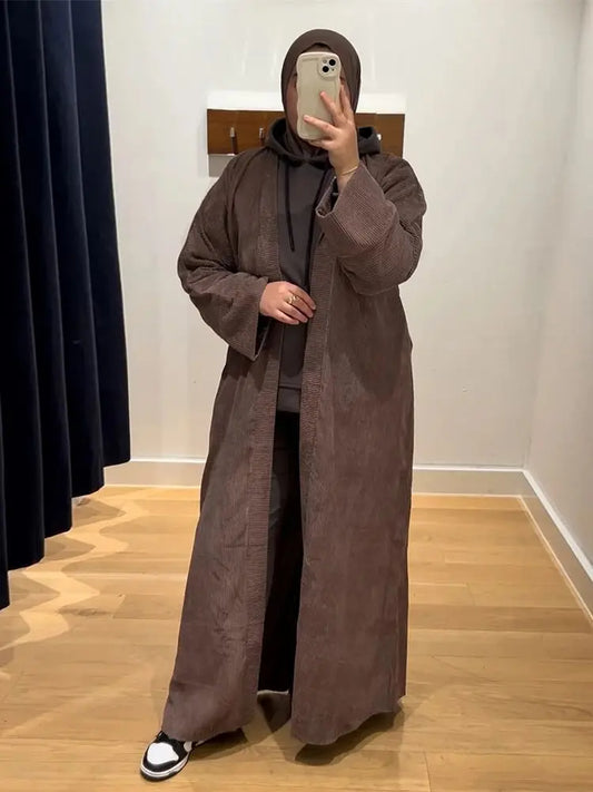 Cralom Cralom Ramadan Abaya Dress - Women's Open Style