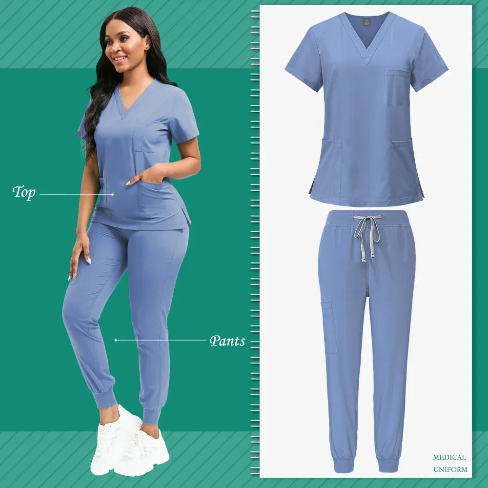 Cralom Beauty Spa Uniform Set for Women