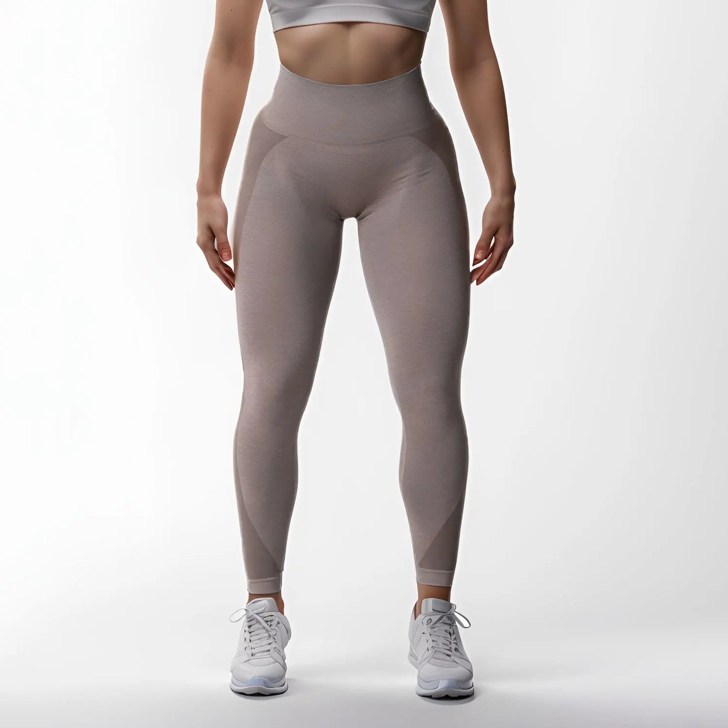 Cralom High Waist Seamless Yoga Leggings - Active Fitness Tights