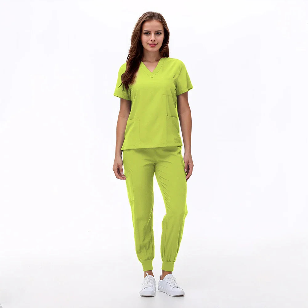 Cralom Women's Nurse Scrubs Set - Comfortable Medical Uniforms