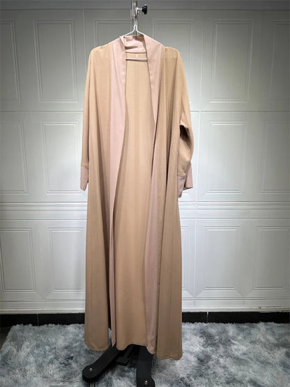 Cralom Luxury Chiffon Kimono Abaya Modest Dress