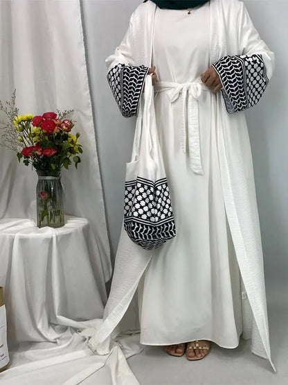 Cralom Ramadan Eid Abaya Set - 2 Piece Women's Outfit