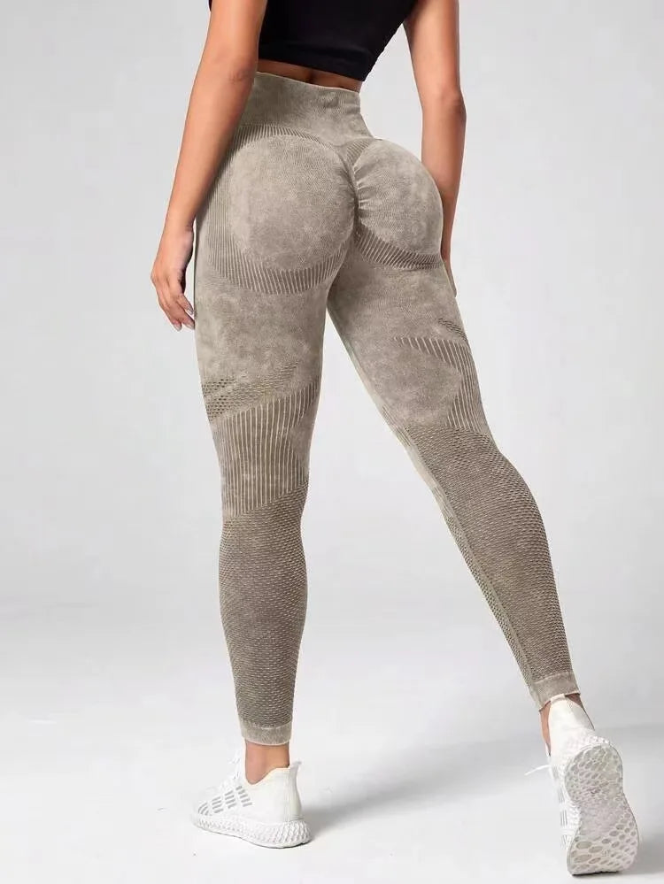 Cralom High Waist Seamless Sports Leggings for Women