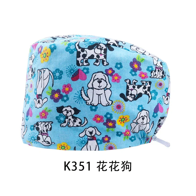 Cralom Unisex Cotton Scrub Cap: Premium Tieback Surgeon Hat