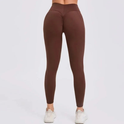 Cralom High-Waist Yoga Pants: Tummy Control Booty-Lifting Leggings