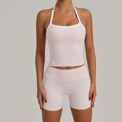 Cralom High-Waisted Booty-Lifting Yoga Set: Gym Outfit