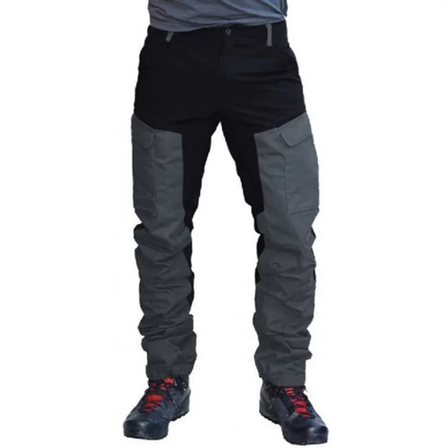 Cralom Slim Fit Color Blocked Sports Work Pants