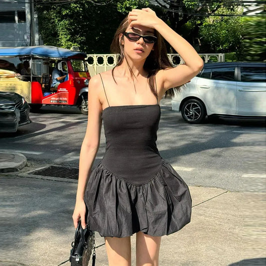 Cralom Strapless Cinched Waist Camisole Dress - Summer 2024