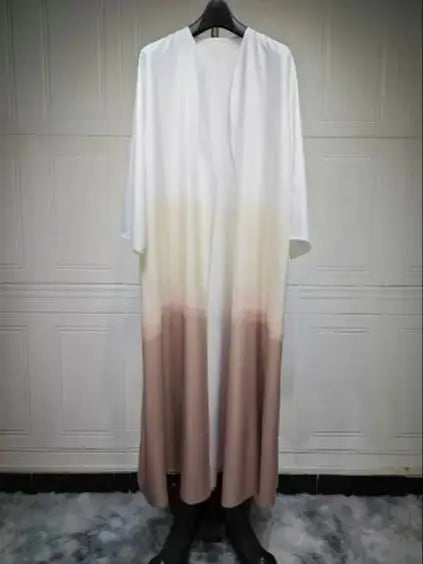 Cralom Tie Dye Batwing Kimono Abaya: Ramadan 2024 Luxury Collection
