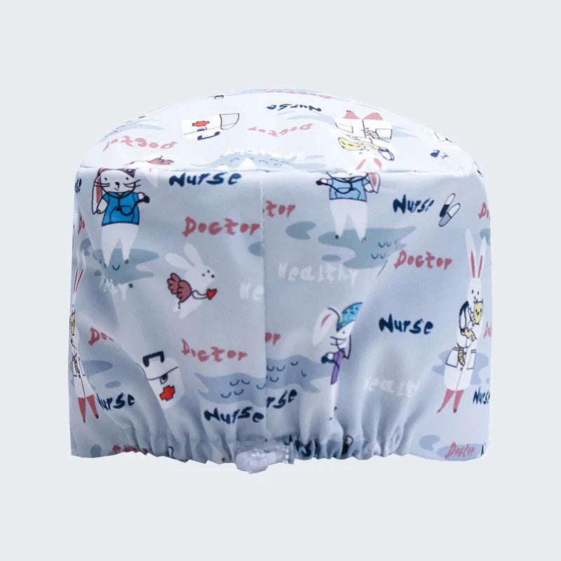 Cralom Long Hair Surgical Caps for Professionals and Chefs
