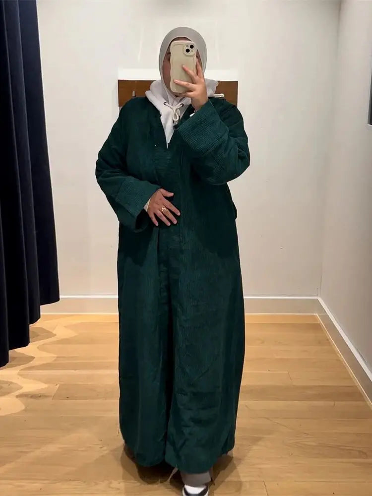 Cralom Cralom Ramadan Abaya Dress - Women's Open Style