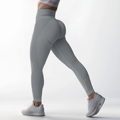 Cralom High Waist Seamless Yoga Leggings - Active Fitness Tights