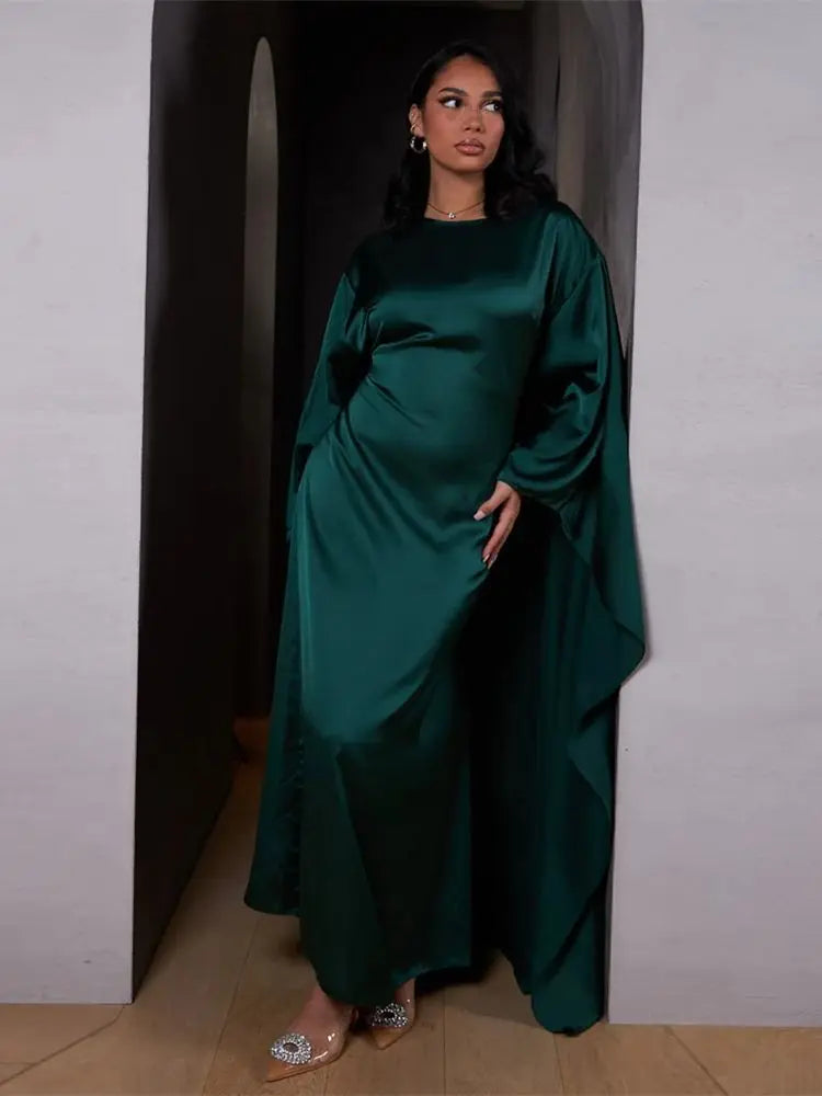 Luxury Ramadan Eid Kebaya Muslim Abaya Dubai Kaftan by Cralom - Robe Femme Musulmane