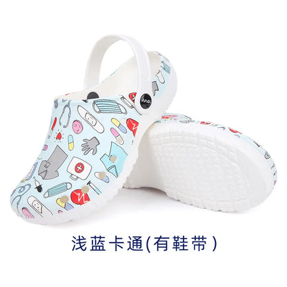 Cralom Women's Classic Nurse Clogs Outdoor Slippers