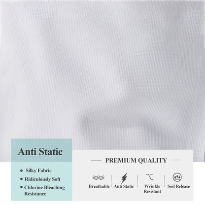 Cralom Silky White Nurse Scrub Set for Dental Medic Professionals