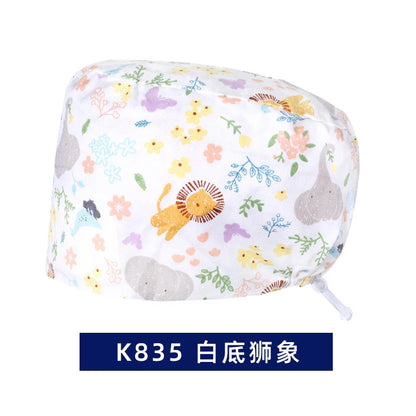 Cralom Cotton Scrub Caps - Unisex Nursing Surgical Medical Hat for Stylish Professionals