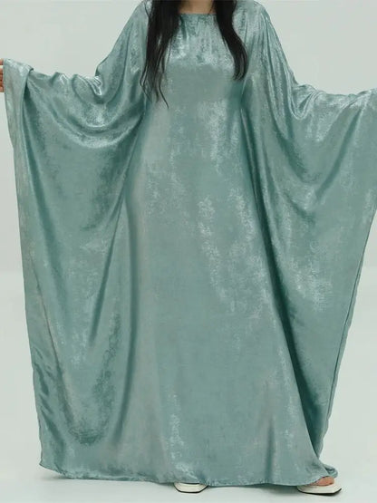 Cralom Luxury Satin Maxi Abaya for Women Muslim - Cralom Ramadan Eid Dubai Abayas