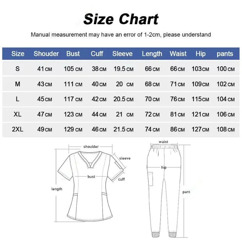 Cralom Women's Lab Coat & Unisex Pants Set