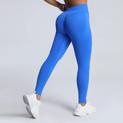 Cralom High Impact Yoga Pants: Seamless Low Waist Leggings for Gym & Fitness