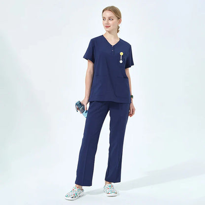 Cralom Women's Scrubs Set for Doctor Nurses | Hospital Uniforms
