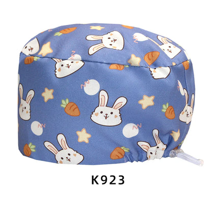 Cralom Cotton Medical Skullcap for Surgical Scrub and Nursing