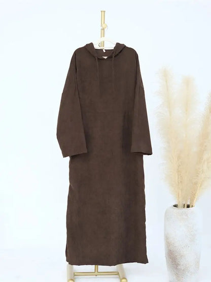 Cralom Modest Muslim Abaya Caftan Robe for Women