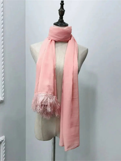 Cralom Pink Kimono Abaya Kaftan for Muslim Women