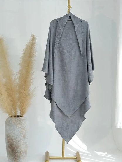 Cralom Ramadan Nursing Outfit Set for Muslim Women