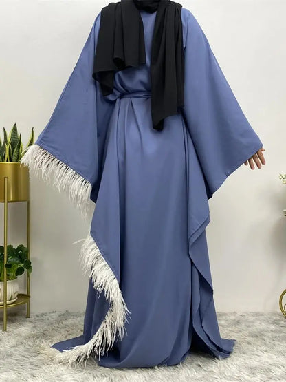 Cralom Women's Classic Black Djellaba Robe: Modest Fashion Abaya Kaftan