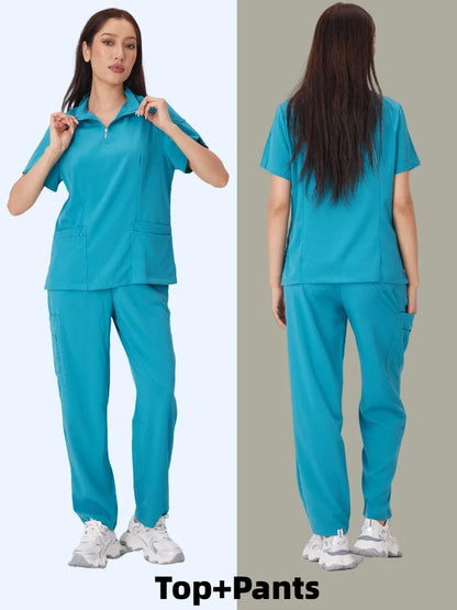 Cralom Medical Scrubs Set - Professional Nursing Uniforms for Men & Women