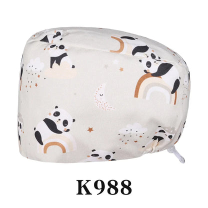 Cralom Cotton Scrub Cap - Unisex Surgical Hat for Healthcare Pros