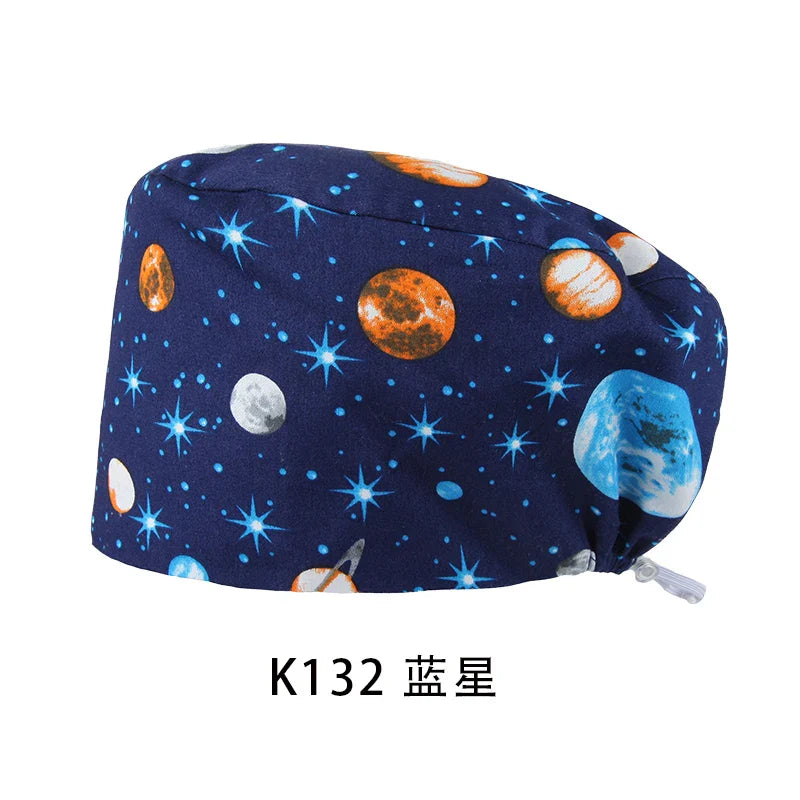 Cralom Unisex Cotton Scrub Cap: Premium Tieback Surgeon Hat
