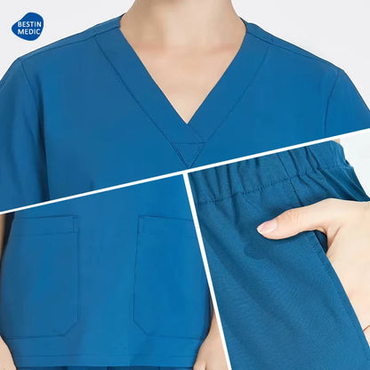 Cralom Women's Quick Dry Scrub Sets for Pet Hospital & Dental Clinic
