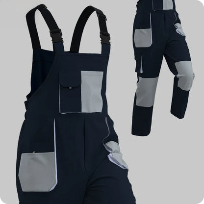 Cralom Heavy-Duty Jumpsuit with Durable Pockets for Maintenance & Safety