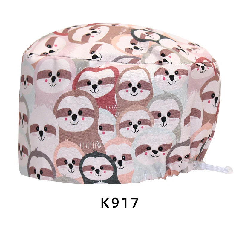Cralom Cotton Medical Skullcap for Surgical Scrub and Nursing