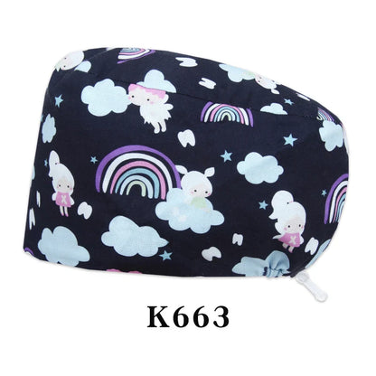 Cralom Shiba Inu Surgeon Scrub Cap - Unisex Surgical Hat in Cute Design