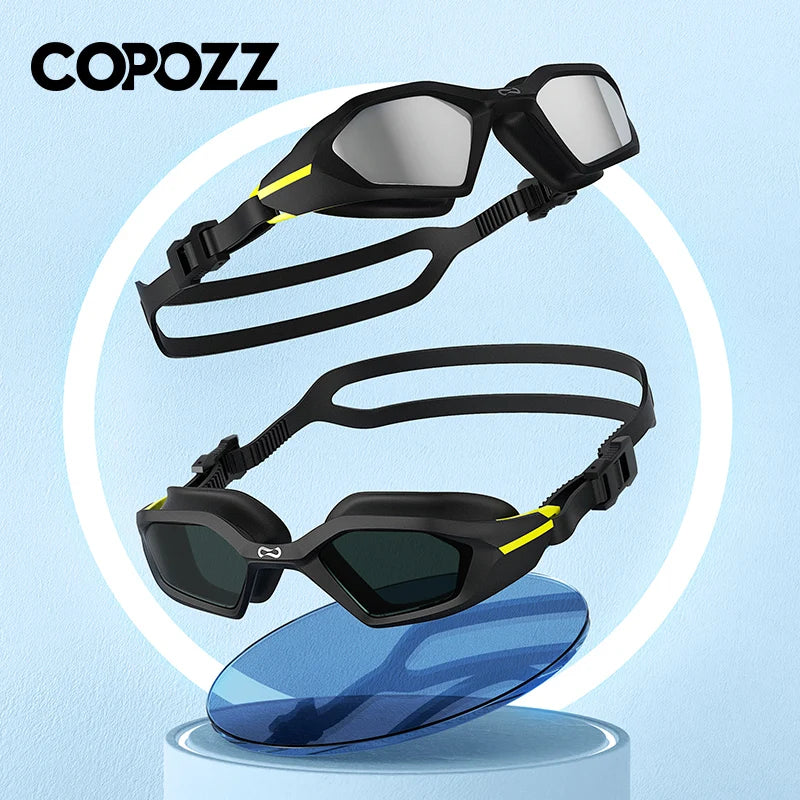 Cralom Anti-Fog UV Protection Swimming Goggles Waterproof Diving Glasses