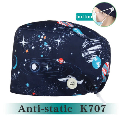 Cralom Silky Surgeon Cap Soft Scrub Hat for Medical Professionals