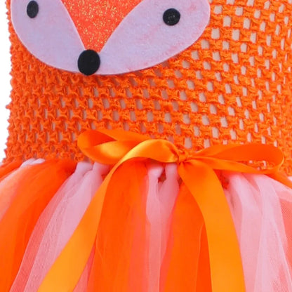 Cralom Fox Kids Cosplay Costume with Headband and Tail - Animal Dress Up
