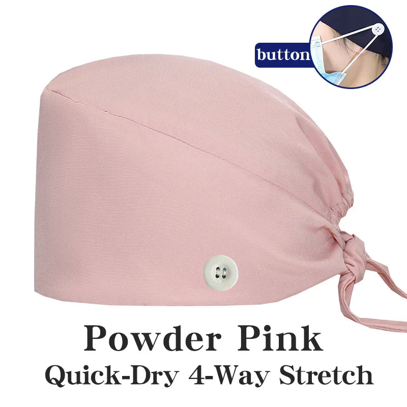 Cralom Summer Medical Caps for Beauty Salon, Spa & Clinic - Soft Surgical Hats