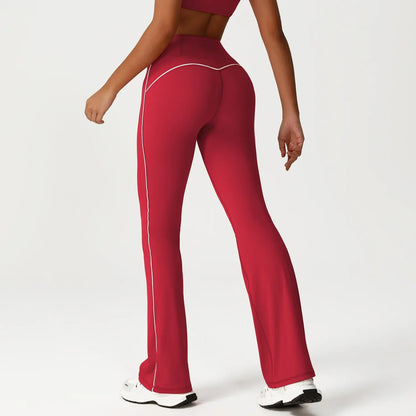 Cralom Seamless Color Block Yoga Pants for Women