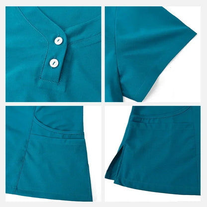 Cralom Women's Lab Coat & Unisex Pants Set